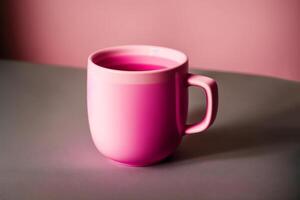 uma Rosa caneca. a Rosa serenidade caneca. generativo ai foto