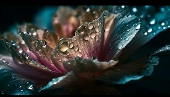 vibrante gerbera margarida reflete beleza dentro natureza gerado de ai foto