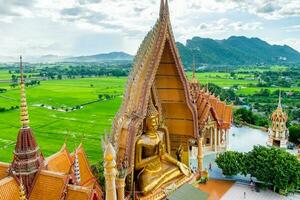 ouro grande Buda estátua têmpora wat tham sua foto