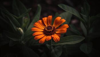 vibrante amarelo margarida dentro verde Prado, natureza beleza em exibição gerado de ai foto