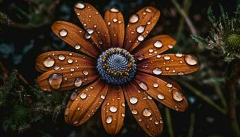 vibrante camomila Flor reflete beleza dentro natureza não cultivado Prado gerado de ai foto