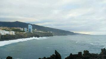 vista panorâmica da costa foto