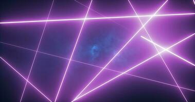 abstrato roxa néon energia linhas mágico brilhando fundo foto
