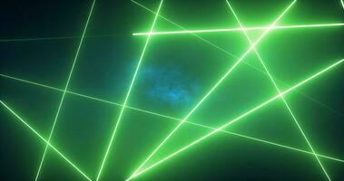 abstrato verde néon energia linhas mágico brilhando fundo foto