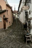 uma lindo medieval cidadela cidade do suspiroara dentro a coração do romênia, Transilvânia viagem destino dentro Oriental Europa. foto