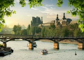 Visão em pont des artes foto