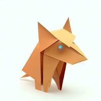 caprichoso maravilhas uma delicioso coleção do fofa origami animais foto