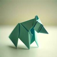 caprichoso maravilhas uma delicioso coleção do fofa origami animais foto