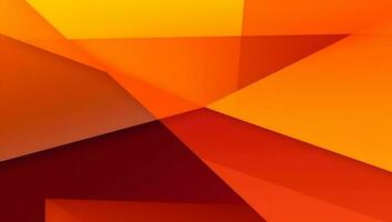 abstrato laranja fundo com simples linhas coloridas laranja Projeto. brilhante e moderno com sombra. ai gerado foto