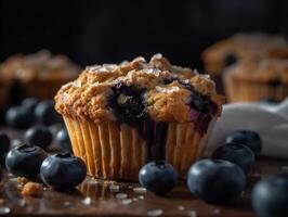 a maravilhoso microcosmo do uma bolinho topo foto