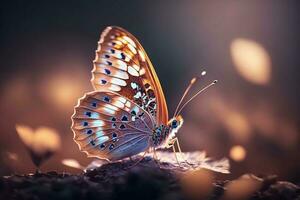 vibrante borboletas mostruário a beleza do natureza ao ar livre gerado de ai foto