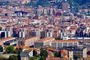 vista da cidade de bilbao, espanha foto