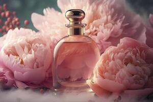 doce rosa perfume , amor romance presente aniversário , generativo ai foto