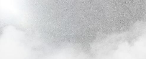 parede de cimento branco com textura de nevoeiro textura áspera foto