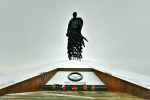 rzhev memorial para a soviético soldado foto