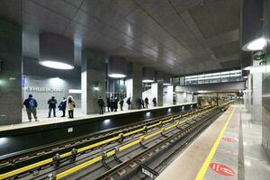 kuntsevskaya metro estação - Moscou, Rússia foto