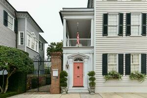 histórico tradição rua - charleston, sul carolina foto