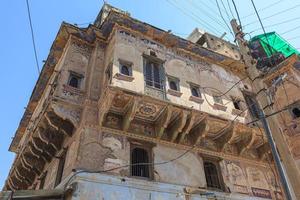 haveli em mandawa, rajasthan, índia foto