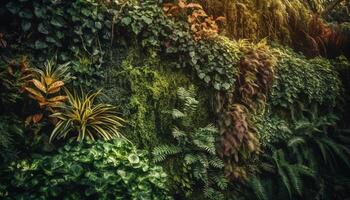 a vibrante amarelo flor cabeça carrinhos Fora dentro a Sombrio gerado de ai foto