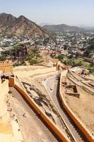 palácio âmbar em jaipur, rajasthan, índia foto