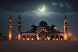 Ramadã símbolo ilustração generativo ai foto