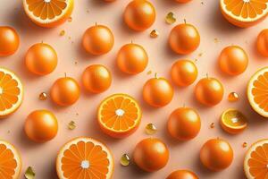 laranja fresco fruta ilustração plano deitar foto