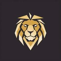 logotipo da cabeça de leão foto