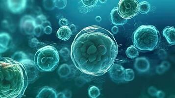humano célula biologia dna molecular estrutura. generativo ai. foto