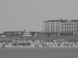 a ilha do borkum dentro a alemão norte mar foto