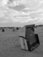 a ilha do borkum dentro a alemão norte mar foto