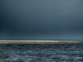 borkum ilha dentro a norte mar foto