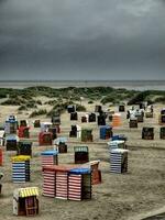 borkum ilha dentro a norte mar foto