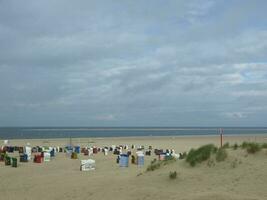 borkum ilha dentro a norte mar foto