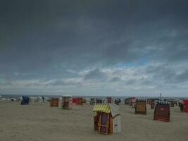 borkum ilha dentro a norte mar foto