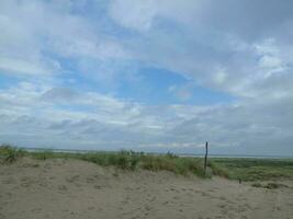 borkum ilha dentro a norte mar foto