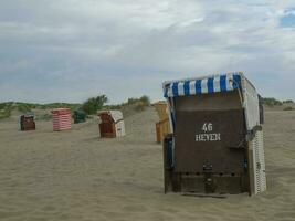 a ilha de borkum foto