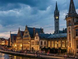 a cidade do cavalheiro dentro Bélgica foto