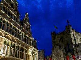 a cidade do cavalheiro dentro Bélgica foto