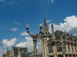 a cidade do cavalheiro dentro Bélgica foto