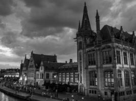 a cidade do cavalheiro dentro Bélgica foto