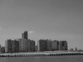 a cidade do ostende e a Belga costa foto