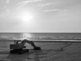 a cidade do ostende e a Belga costa foto