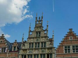 cavalheiro cidade dentro Bélgica foto