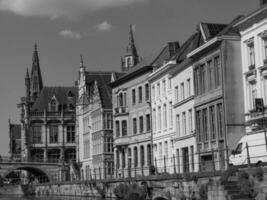 a cidade do cavalheiro dentro Bélgica foto