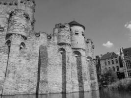 a cidade do cavalheiro dentro Bélgica foto