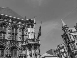 cavalheiro cidade dentro Bélgica foto