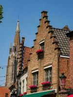 a cidade do Bruges dentro Bélgica foto