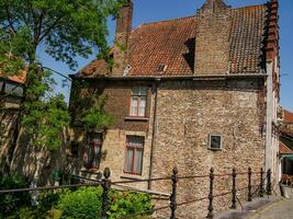 a cidade do Bruges dentro Bélgica foto