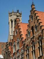 a cidade do Bruges dentro Bélgica foto