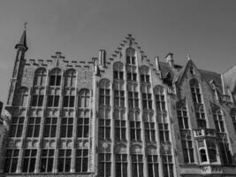 a cidade do Bruges dentro Bélgica foto